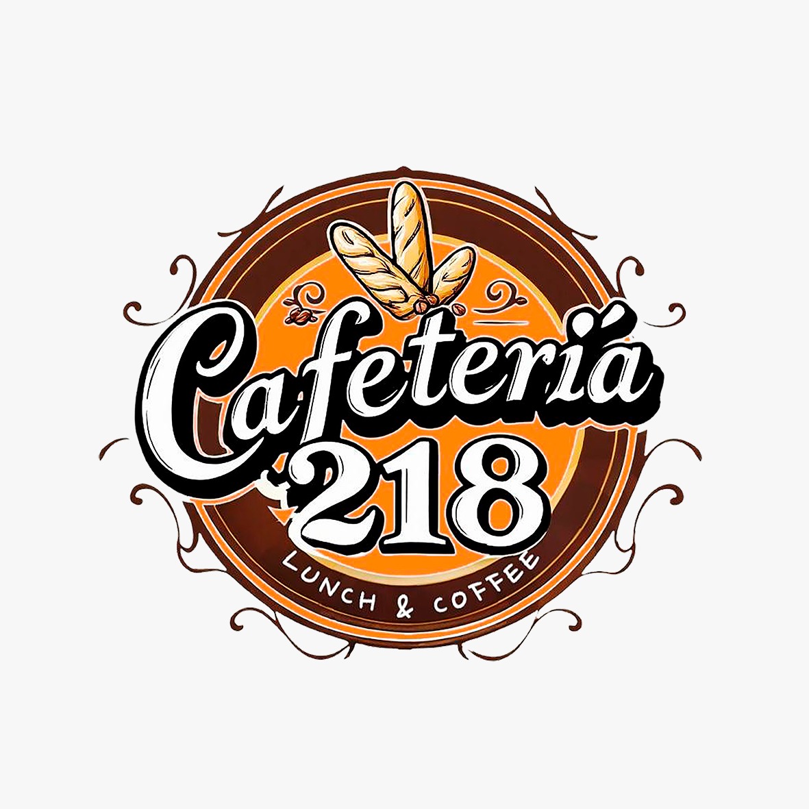 CAFETERIA 218 Logo